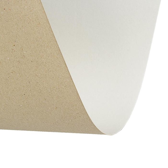 Картон хром-эрзац А3 (30х42см), 100 листов, 260 г/м2, "Ладога" немелованный, 0.35 мм