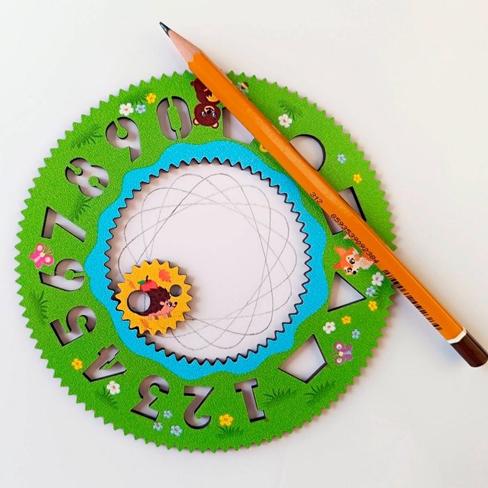 Спирограф &laquo;Лес&raquo;