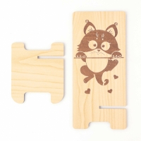 Подставка под телефон &laquo;Котик&raquo;, 7&times;8&times;15 см