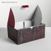 Коробка подарочная новогодняя складная &laquo;Тепла и уюта&raquo;, 22 х 15 х 10 см, Новый год