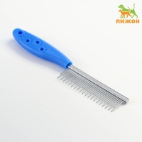 Расчёска "Лапки" с зубьями разной длины, 20,5 х 3 см, синяя Расчёска "Лапки" с зубьями разной длины, 20,5 х 3 см, синяя
