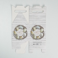 Коробка кондитерская складная, упаковка &laquo;С Пасхой&raquo;, 14 х 14 х 14 см