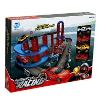 Парковка Racing, с лифтом, 4 машинки, 3 уровня Парковка Racing, с лифтом, 4 машинки, 3 уровня