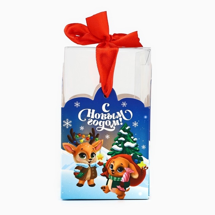 Коробка подарочная новогодняя складная «Детская», 7 х 12 х 7 см, Новый год Коробка подарочная новогодняя складная «Детская», 7 х 12 х 7 см, Новый год