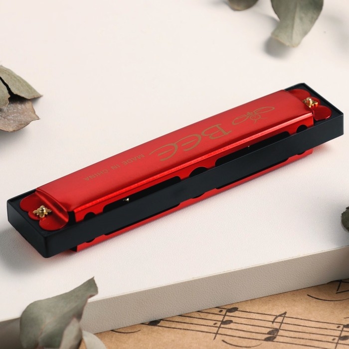 Губная гармошка, хроматическая, 16 отверстий, цвет микс Губная гармошка, хроматическая, 16 отверстий, цвет микс