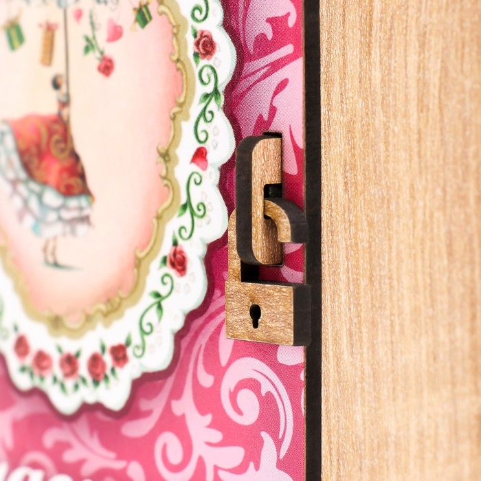 Копилка-шкатулка "Счастье и достаток" 14х12х5 см