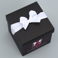 Коробка подарочная складная, упаковка, «Настоящему мужчине», 15 х 15 х 15 см Коробка подарочная складная, упаковка, «Настоящему мужчине», 15 х 15 х 15 см