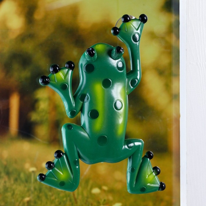 Пластиковый термометр оконный Пластиковый термометр оконный "Лягушка" в пакете