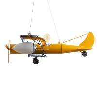 Люстра "Самолет" 4хЕ14 40Вт желто-синий 67х65х80 см Люстра "Самолет" 4хЕ14 40Вт желто-синий 67х65х80 см