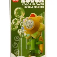 Генератор мыльных пузырей "Цветочек", световые эффекты, работает от батареек