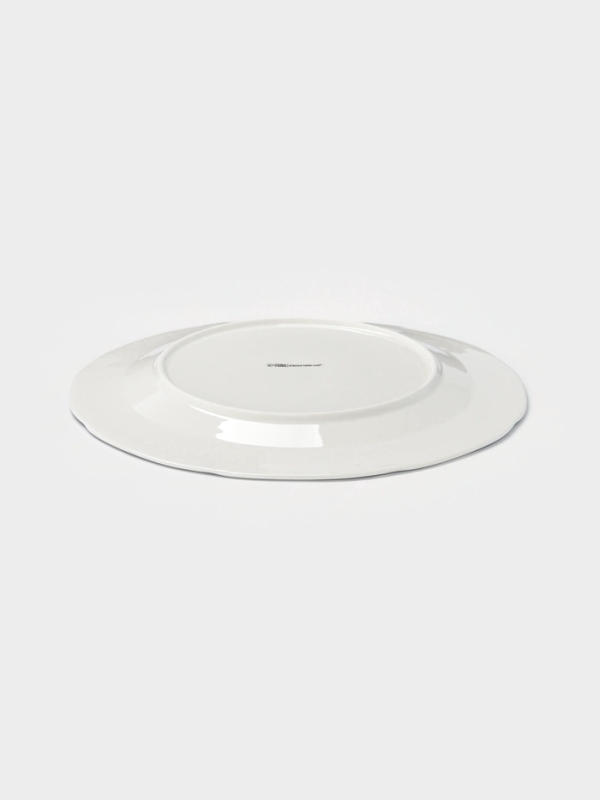 Тарелка Доляна &laquo;Романс&raquo;, d=26.6 см, костяной фарфор, белая