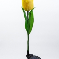 Штекер с подсветкой "Тюльпан" желтый, 8х70см
