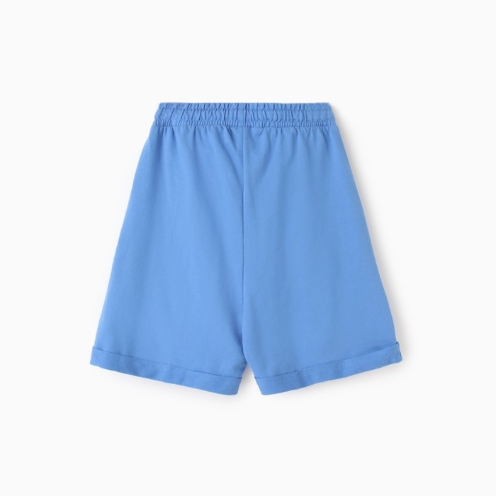 Шорты женские, цвет синий, размер 46