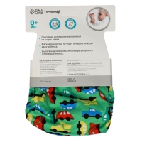 Трусики-подгузник, многоразовый «Машинки», цвет зеленый, Крошка Я Трусики-подгузник, многоразовый «Машинки», цвет зеленый, Крошка Я