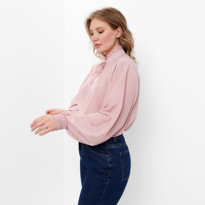 Блузка женская MINAKU: Enjoy цвет розовый, р-р 52 Блузка женская MINAKU: Enjoy цвет розовый, р-р 52