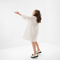 Платье для девочки MINAKU, цвет белый, рост 116 см Платье для девочки MINAKU, цвет белый, рост 116 см