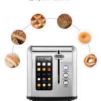 Тостер для хлеба с поддоном для крошек КТ-6834 - 815 Вт