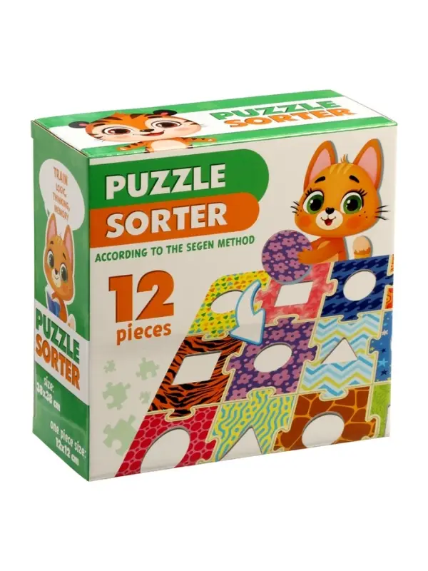 Sorter puzzle 12pcs