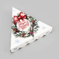 Коробка для печенья, &laquo;Верь в чудеса&raquo;, 18&times;18&times;4 см, Новый год