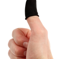 Набор напальчников для игр на смартфоне Luazon, 4 штуки, с защитой от пота, чёрные Набор напальчников для игр на смартфоне Luazon, 4 штуки, с защитой от пота, чёрные