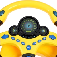 Руль музыкальный "Cупер водитель", свет и звук , работает от батареек В ПАКЕТЕ