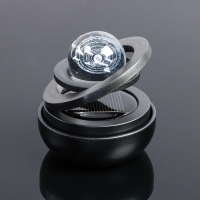 Аксессуар на панель с ароматизатором, гравитационные кольца, вращается от солнца, планета, черный