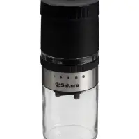 Кофемолка Sakura SA-6164, 3 в 1, мельница, стеклянная ёмкость для хранения, стакан для кофе