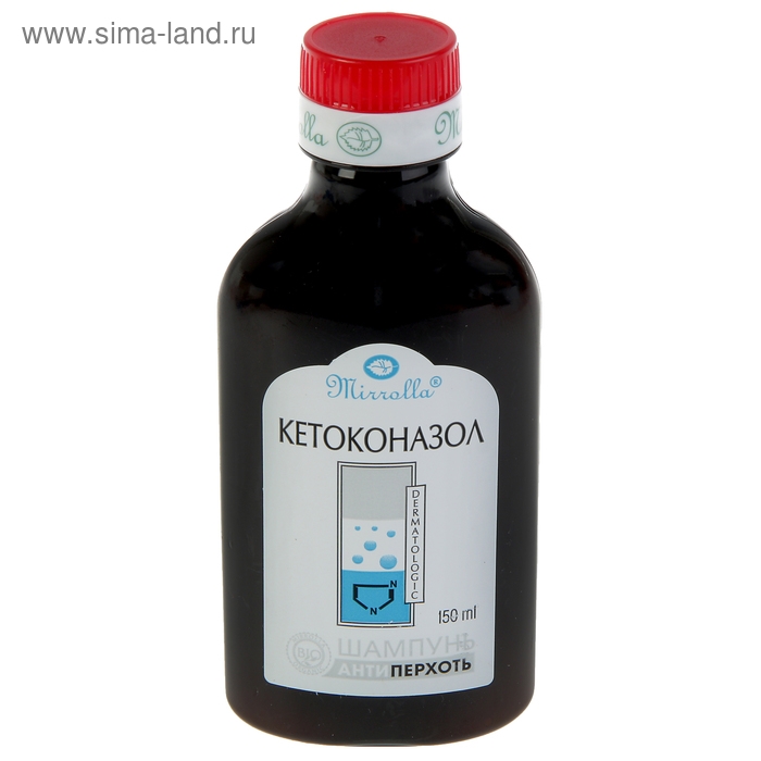 Шампунь от перхоти Mirrolla с кетоконазолом 2%, 150 мл