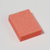 Наждачные бафы для ногтей, набор 10 шт, двухсторонние, 3,5 &times; 2,5 см, цвет оранжевый