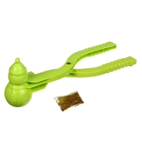 Новогодний подарок. Снежколеп-песколеп &laquo;Снеговик&raquo;, 33 &times; 9 &times; 11 см + блёстки 5 г, МИКС, на новый год