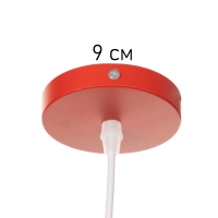 Светильник Timothy 1х40Вт Е27 пр-1м алый 32,5х32,5х12см Светильник Timothy 1х40Вт Е27 пр-1м алый 32,5х32,5х12см