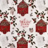 Бумага упаковочная глянцевая двухсторонняя &laquo;Почта Ретро&raquo;, 70 х 100 см