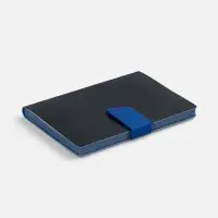 Ежедневник Boom, недатированный, черный c ярко-синий