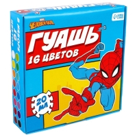 Гуашь 16 цветов по 20 мл Человек-паук Гуашь 16 цветов по 20 мл Человек-паук