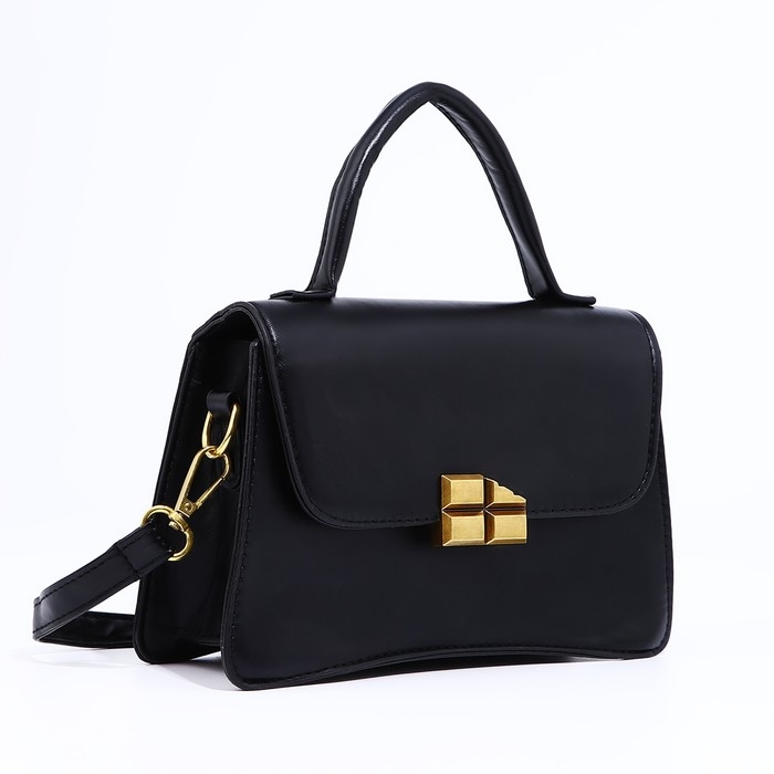 Сумка-мессенджер на магните, цвет чёрный Сумка-мессенджер на магните, цвет чёрный