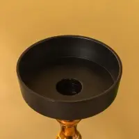 Подсвечник "Ренессанс" алюминий 10х10х37 см