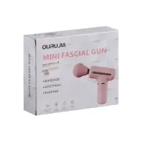 Массажёр для тела LEM-54, перкуссионный, 4 режима, 1200 мА/ч, розовый