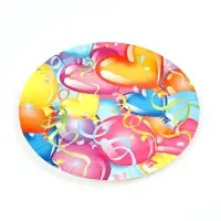 Тарелки бумажные ламинированные Праздничное настроение 23см 6шт