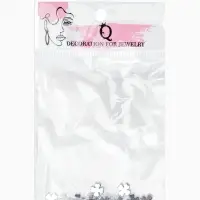 Бусина-разделитель родир. &laquo;Клевер&raquo;, 7&times;7мм, d(вн.)=2мм, (набор 10 штук), медь, цвет серебро