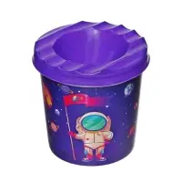 Стакан - непроливайка для рисования Calligrata &laquo;Космобой&raquo;, 210 мл, с рисунком