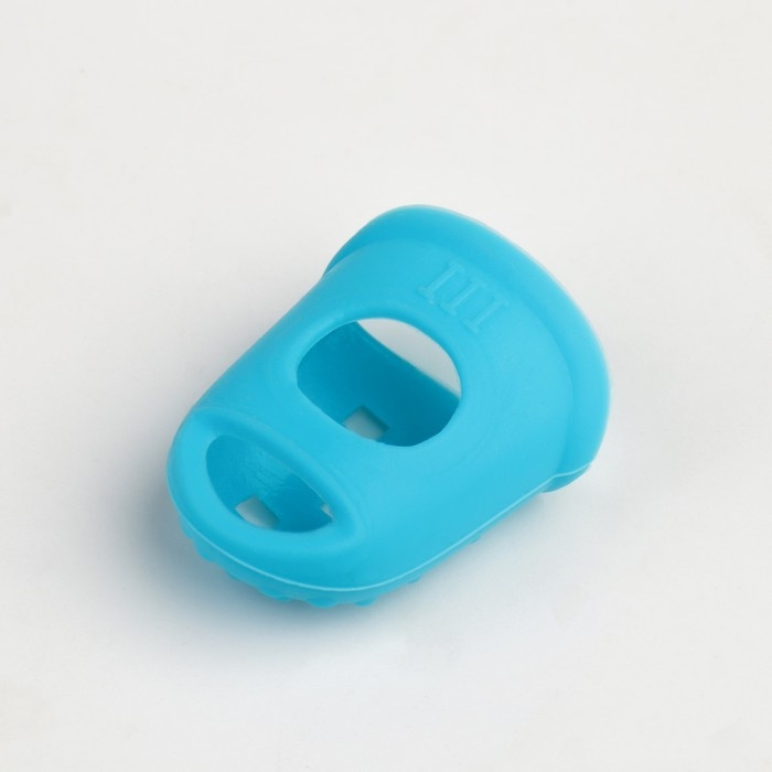 Напёрсток силиконовый, 2 &times; 2,5 см, 2 шт, цвет МИКС