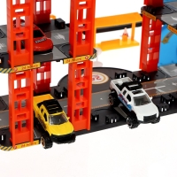 Парковка Racing, с лифтом, 4 машинки, 3 уровня Парковка Racing, с лифтом, 4 машинки, 3 уровня