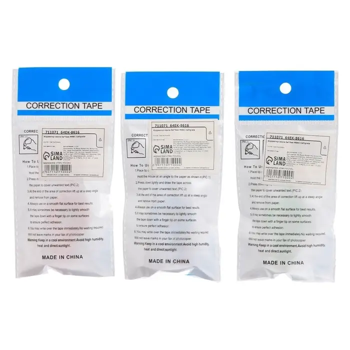 Корректор-лента 5 м х 5 мм,корпус МИКС