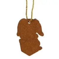 Ёлочная игрушка - подвеска деревянная &laquo;Новый год! &lrm;Зайка с подарком&raquo;