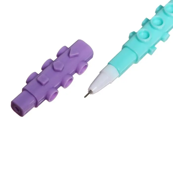 Ручка - прикол гелевая Calligrata &laquo;Конструктор&raquo;, МИКС