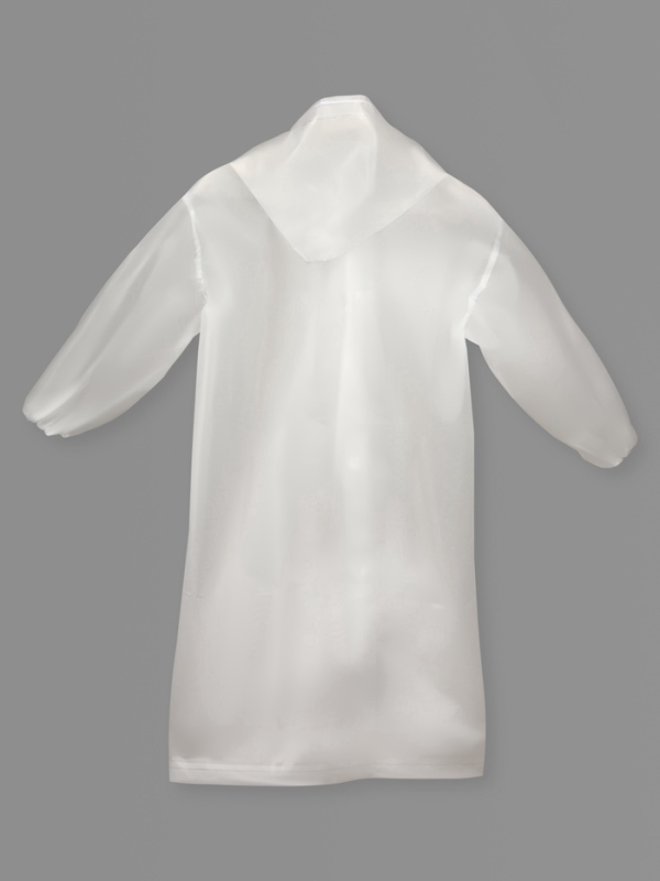 Дождевик детский однотонный прозрачный, рост 120-160 см, цвет МИКС