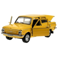 Машинка металлическая «ЗАЗ-968А», ретро - модель «Запорожец», открываются двери, багажник, инерция, 12 см желтый Машинка металлическая «ЗАЗ-968А», ретро - модель «Запорожец», открываются двери, багажник, инерция, 12 см желтый