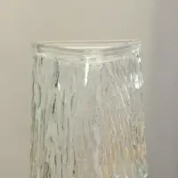 Ваза стекло настольная "Джойс" 24х11х7,5 см, прозрачный