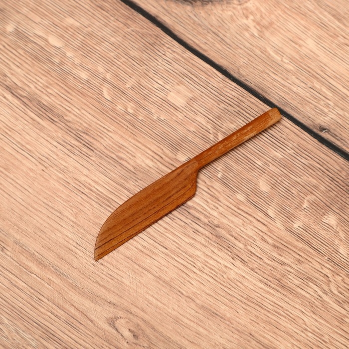 Нож 17 х 2,5 х 0,5 см, тиковое дерево