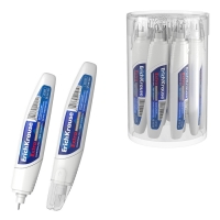 Ручка-корректор ErichKrause Techno White Ergo, 12 мл, с металлическим наконечником